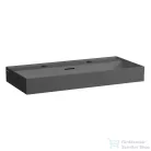 Laufen Kartell By Laufen 100x46 cm-es mosdó 2 csaplyukkal,Graphite matt H8103377581071