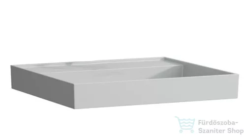 Laufen Kartell By Laufen 100x46 cm-es mosdó csaplyuk és túlfolyó nélkül,matt szürke H8103377591121