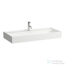   Laufen Kartell By Laufen 100x46 cm-es mosdó túlfolyó nélkül,LCC Active bevonattal,fehér H810337A001111