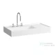 Laufen Kartell By Laufen 90x46 mosdó, jobb oldali polccal, 3 csaplyukkal H8103380001581 ( 810338 )