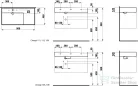 Laufen Kartell By Laufen 90x46 mosdó, jobb oldali polccal, 3 csaplyukkal H8103380001581 ( 810338 )