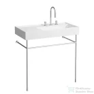 Laufen Kartell By Laufen 90x46 mosdó, jobb oldali polccal, 3 csaplyukkal H8103380001581 ( 810338 )