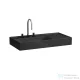 Laufen Kartell By Laufen 90x46 cm-es mosdó 3 csaplyukkal,fényes fekete H8103380201581