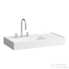 Laufen Kartell By Laufen 90x46 cm-es mosdó 3 csaplyukkal,LCC bevonattal,fehér H8103384001581