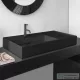 Laufen Kartell By Laufen 90x46 cm-es mosdó 1 csaplyukkal,Graphite matt H8103387581111