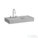 Laufen Kartell By Laufen 90x46 cm-es mosdó 3 csaplyukkal,Matt szürke H8103387591581