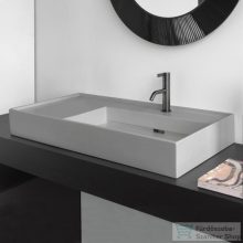   Laufen Kartell By Laufen 90x46 cm-es mosdó, bal oldali polccal,1 csaplyukkal,matt szürke H8103397591111