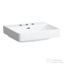   Laufen Pro S 55x46,5 cm-es mosdó 3 csaplyukkal,fehér H8109620001081