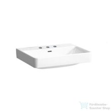   Laufen Pro S 60x46,5 cm-es mosdó 3 csaplyukkal,LCC bevonattal,fehér H8109634001081