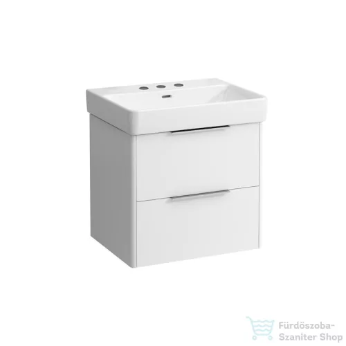Laufen Pro S 60x46,5 cm-es mosdó 3 csaplyukkal,LCC bevonattal,fehér H8109634001081
