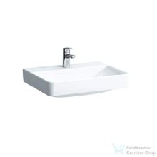   Laufen Pro S 60x46,5 cm-es mosdó 1 csaplyukkal,túlfolyó nélkül,LCC Active bevonattal,fehér H810964A001561
