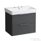 Laufen Pro S 70x46,5 cm-es mosdó 3 csaplyukkal,LCC Active bevonattal,fehér H810967A001081