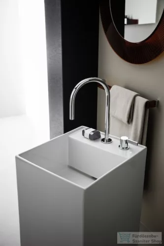 Laufen Kartell By Laufen Szabadon álló mosdó, speciális rejtett lefolyóval H8113310001111 ( 811331 )
