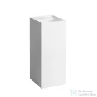 Laufen Kartell By Laufen szabadon álló mosdó csaplyuk és túlfolyó nélkül,speciális rejtett lefolyóval,fehér H8113310001121