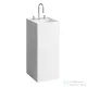 Laufen Kartell By Laufen szabadon álló mosdó 3 csaplyukkal,túlfolyó nélkül,speciális rejtett lefolyóval,fehér H8113310001581
