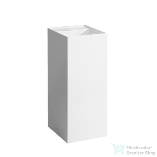 Laufen Kartell By Laufen szabadon álló mosdó csaplyuk és túlfolyó nélkül,speciális rejtett lefolyóval,LCC bevonattal,fehér H8113314001121