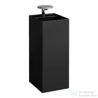 Laufen Kartell By Laufen szabadon álló mosdó, speciális rejtett lefolyóval,Matt fekete H8113317161111