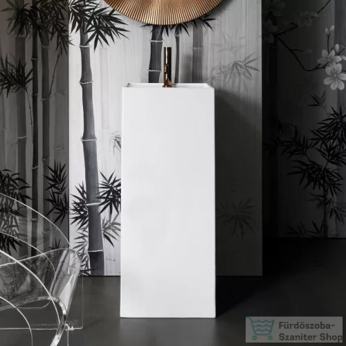 Laufen Kartell By Laufen szabadon álló mosdó, speciális rejtett lefolyóval,Matt fehér H8113317571111