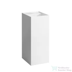   Laufen Kartell By Laufen szabadon álló mosdó csaplyuk és túlfolyó nélkül,speciális rejtett lefolyóval,matt fehér H8113317571121