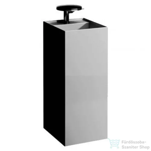 Laufen Kartell By Laufen szabadon álló mosdó, speciális rejtett lefolyóval,Graphite matt H8113317581111