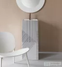Laufen Kartell By Laufen Szabadon álló mosdó, speciális rejtett lefolyóval, vonalas H811331D021111 ( 811331 )