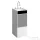 Laufen Kartell By Laufen szabadon álló mosdó 3 csaplyukkal,túlfolyó nélkül,speciális rejtett lefolyóval,fehér,fekete,szürke H811331D031581