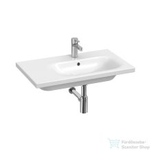   Jika Mio 75x45 cm-es fali mosdó bal oldali pulttal,Perla bevonattal,fehér H8117111001041