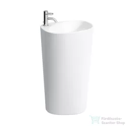  Laufen Palomba 52,5x43,5 cm-es szabadon álló mosdó LCC bevonattal, fali csatlakozással H8118044001041