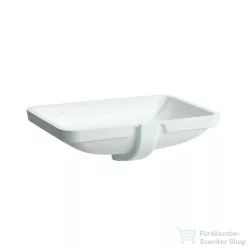   Laufen Pro S 49x36 cm-es alulról beépíthető csiszolt mosdó,fehér H8119610001091