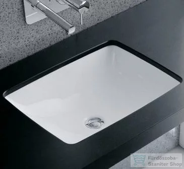 Laufen Pro S 49x36 cm-es alulról beépíthető csiszolt mosdó,fehér H8119610001091