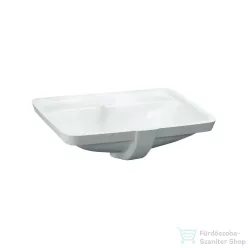   Laufen Pro S 49x36 cm-es alulról beépíthető mosdó csaplyuk nélkül,LCC Active bevonattal,fehér H811966A001091
