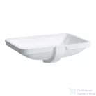 Laufen Pro S 55x38 cm-es alulról beépíthető csiszolt mosdó LCC bevonattal,fehér H8119684001091