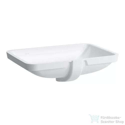 Laufen Pro S 55x38 cm-es alulról beépíthető csiszolt mosdó LCC bevonattal,fehér H8119684001091