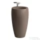 Laufen Ilbagnoalessi One 53x53x90 cm-es mosdó integrált mosdólábbal,Cafe matt H8119721881041