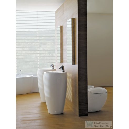 Laufen Ilbagnoalessi One 53x53x90 mosdó, integrált mosdólábbal H8119724001041 ( 811972 )