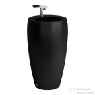 Laufen Ilbagnoalessi One 53x53x90 cm-es mosdó integrált mosdólábbal,matt fekete H8119727161041