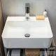 Laufen Val SaphirKeramik 45x38 cm-es pultra ültethető mosdó túlfolyó nélkül,fehér H8122800001111