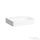 Laufen Val SaphirKeramik 45x38 cm-es pultra ültethető mosdó csaplyuk és túlfolyó nélkül,LCC bevonattal,fehér H8122804001121