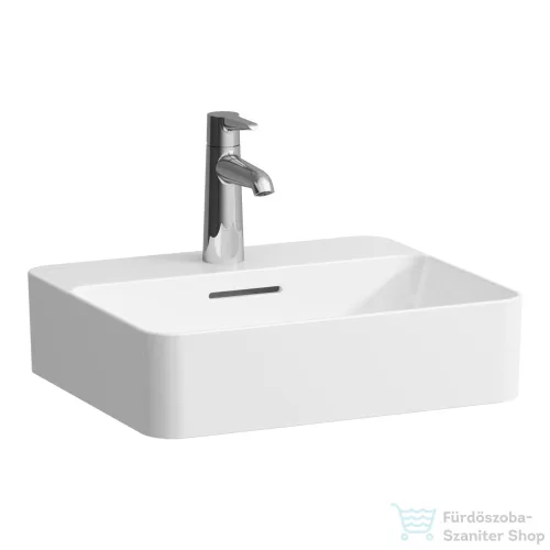 Laufen Val SaphirKeramik 45x38 cm-es pultra ültethető mosdó LCC Active bevonattal,fehér H812280A001041