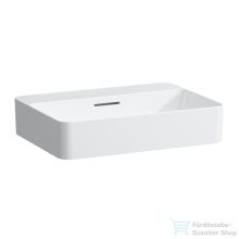   Laufen Val SaphirKeramik 55x40 cm-es pultra ültethető mosdó csaplyuk nélkül,LCC bevonattal,fehér H8122844001091