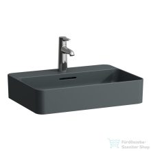   Laufen VAL SaphirKeramik 55x40 cm-es pultra ültethető mosdó, matt graphite H8122847581041
