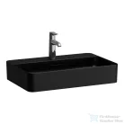 Laufen VAL SaphirKeramik 60x40 cm-es pultra ültethető mosdó, matt fekete H8122857161041