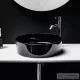 Laufen Kartell 42 cm-es pultra ültethető mosdótál,fényes fekete H8123310201121
