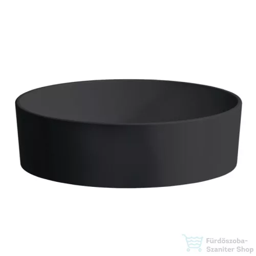 Laufen Kartell 42 cm-es pultra ültethető mosdótál,matt fekete H8123317161121