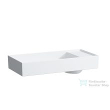   Laufen Kartell By Laufen 75x35 cm-es mosdótál csaplyuk nélkül,matt fehér H8123327571121