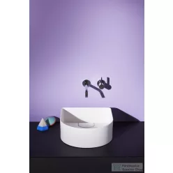   Laufen Sonar 34x34 Mosdótál, armatúrapad nélkül, túlfolyó nélkül H8123400001121 ( 812340 )