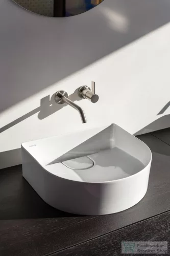 Laufen Sonar 41x36,5 cm-es csaplyuk nélküli mosdótál,túlfolyó nélkül,LCC beonattal,fehér H8123424001121