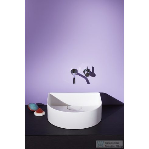 Laufen Sonar 41x36,5 cm-es csaplyuk nélküli mosdótál,túlfolyó nélkül,LCC beonattal,fehér H8123424001121