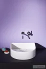 Laufen Sonar 41x36,5 cm-es csaplyuk nélküli mosdótál,túlfolyó nélkül,matt fehér H8123427571121
