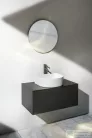 Laufen Sonar 41x36,5 cm-es csaplyuk nélküli mosdótál textúrával,LCC bevonattal,fehér H8123434001121